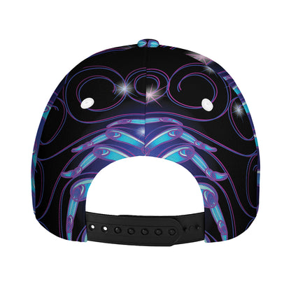 Dark Scorpio Zodiac Sign Print Baseball Cap