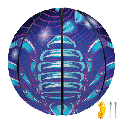 Dark Scorpio Zodiac Sign Print Basketball