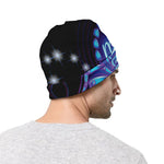 Dark Scorpio Zodiac Sign Print Beanie