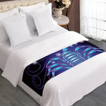 Dark Scorpio Zodiac Sign Print Bed Runner