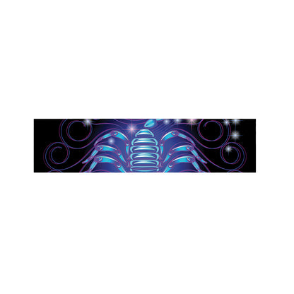 Dark Scorpio Zodiac Sign Print Bed Runner