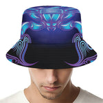 Dark Scorpio Zodiac Sign Print Bucket Hat