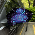 Dark Scorpio Zodiac Sign Print Car Side Mirror Covers