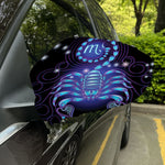 Dark Scorpio Zodiac Sign Print Car Side Mirror Covers