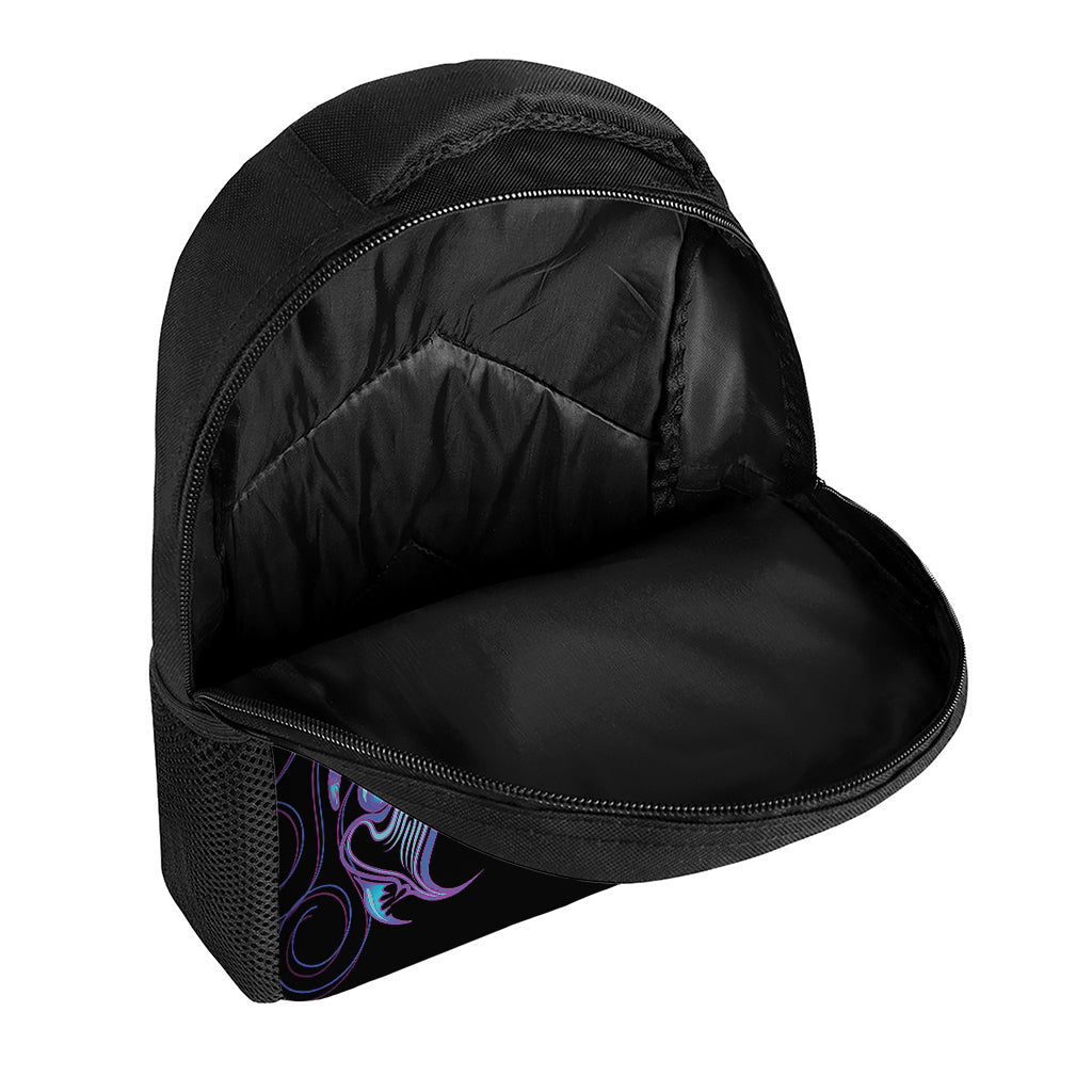 Dark Scorpio Zodiac Sign Print Casual Backpack