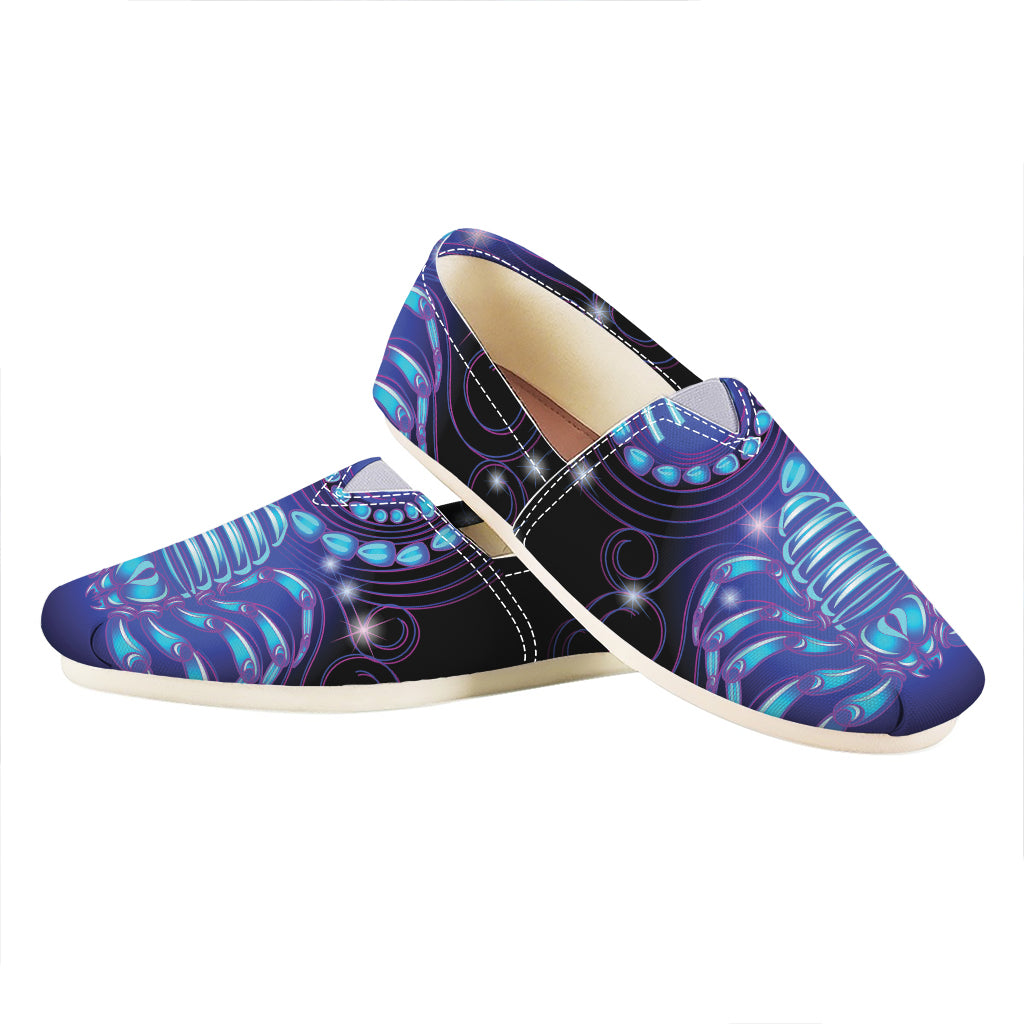Dark Scorpio Zodiac Sign Print Casual Shoes