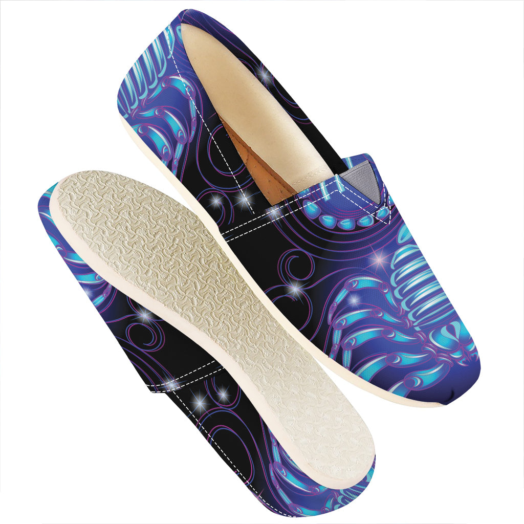 Dark Scorpio Zodiac Sign Print Casual Shoes