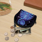 Dark Scorpio Zodiac Sign Print Coin Purse