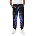 Dark Scorpio Zodiac Sign Print Cotton Sweatpants