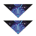 Dark Scorpio Zodiac Sign Print Dog Bandana