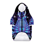 Dark Scorpio Zodiac Sign Print Dog Zip Up Hoodie