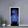 Dark Scorpio Zodiac Sign Print Door Sticker