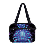 Dark Scorpio Zodiac Sign Print Double Strap Bible Bag