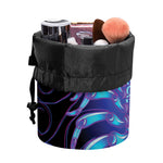 Dark Scorpio Zodiac Sign Print Drawstring Makeup Bag