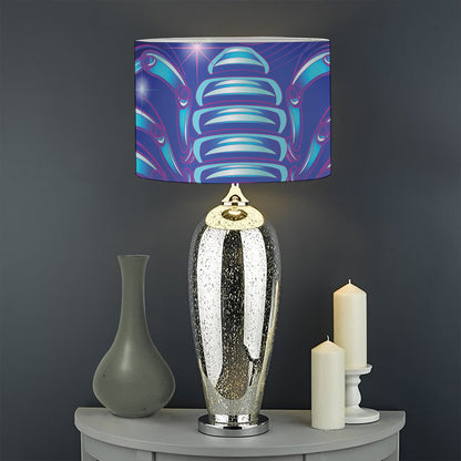 Dark Scorpio Zodiac Sign Print Drum Lamp Shade