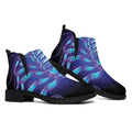 Dark Scorpio Zodiac Sign Print Flat Ankle Boots
