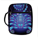 Dark Scorpio Zodiac Sign Print Front Pocket Bible Bag