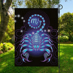 Dark Scorpio Zodiac Sign Print Garden Flag