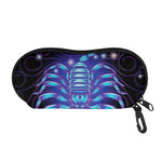 Dark Scorpio Zodiac Sign Print Glasses Case