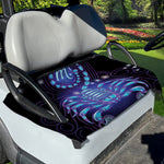 Dark Scorpio Zodiac Sign Print Golf Cart Seat Cover