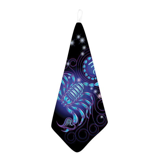 Dark Scorpio Zodiac Sign Print Hand Towel