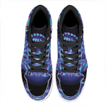 Dark Scorpio Zodiac Sign Print High Top Leather Sneakers