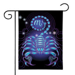Dark Scorpio Zodiac Sign Print House Flag