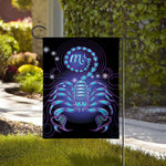Dark Scorpio Zodiac Sign Print House Flag