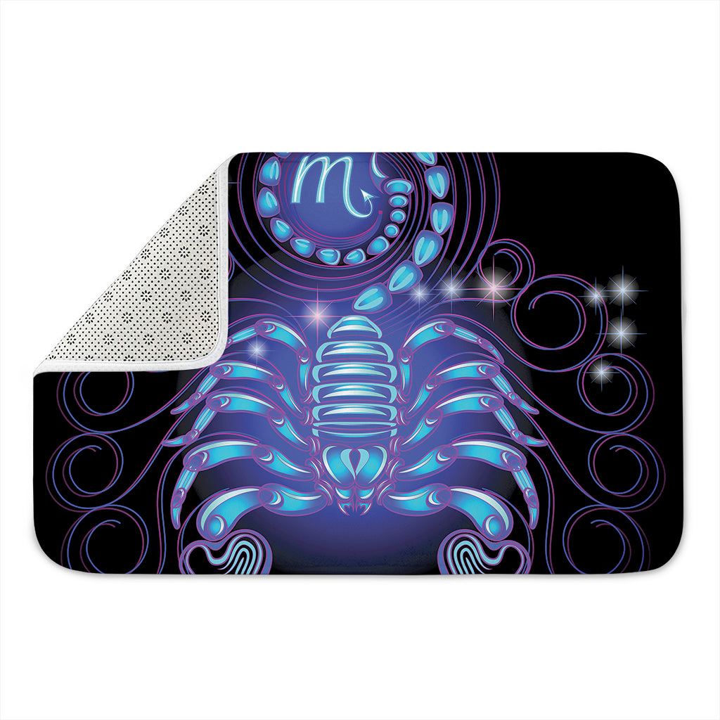 Dark Scorpio Zodiac Sign Print Indoor Door Mat