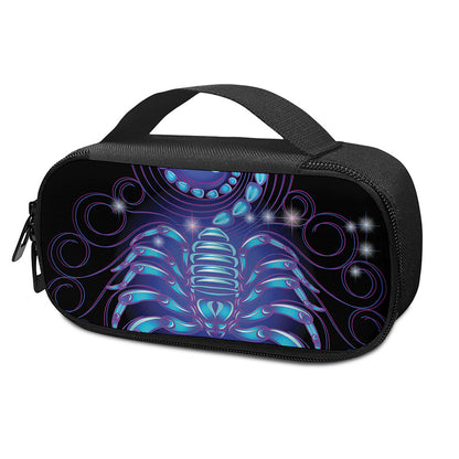 Dark Scorpio Zodiac Sign Print Insulin Cooler Travel Case
