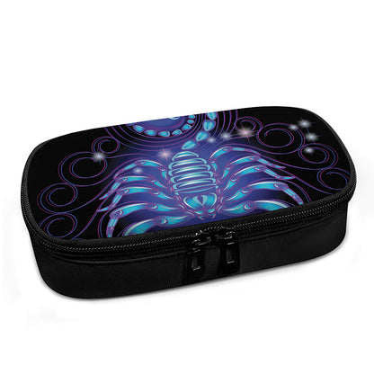 Dark Scorpio Zodiac Sign Print Insulin Cooler Travel Case