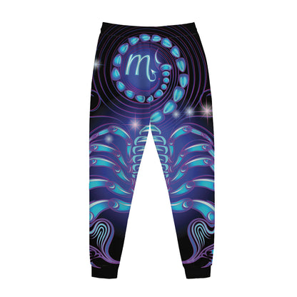 Dark Scorpio Zodiac Sign Print Jogger Pants
