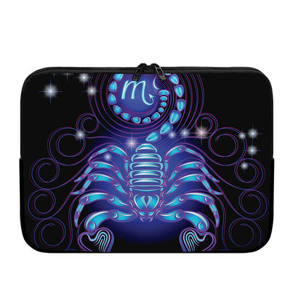 Dark Scorpio Zodiac Sign Print Laptop Sleeve