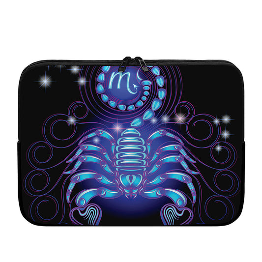 Dark Scorpio Zodiac Sign Print Laptop Sleeve