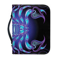 Dark Scorpio Zodiac Sign Print Leather Bible Cover