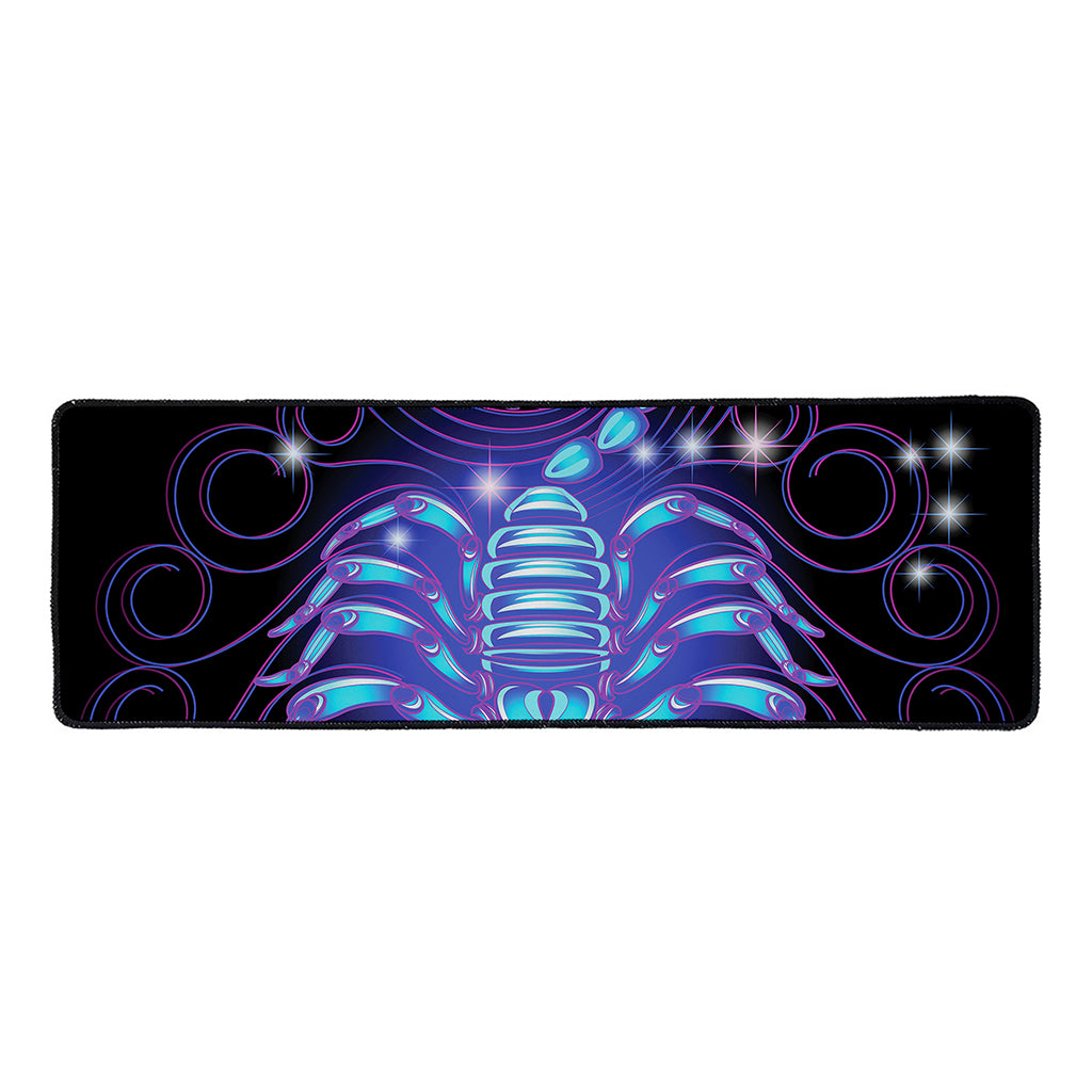 Dark Scorpio Zodiac Sign Print Long Kitchen Mat