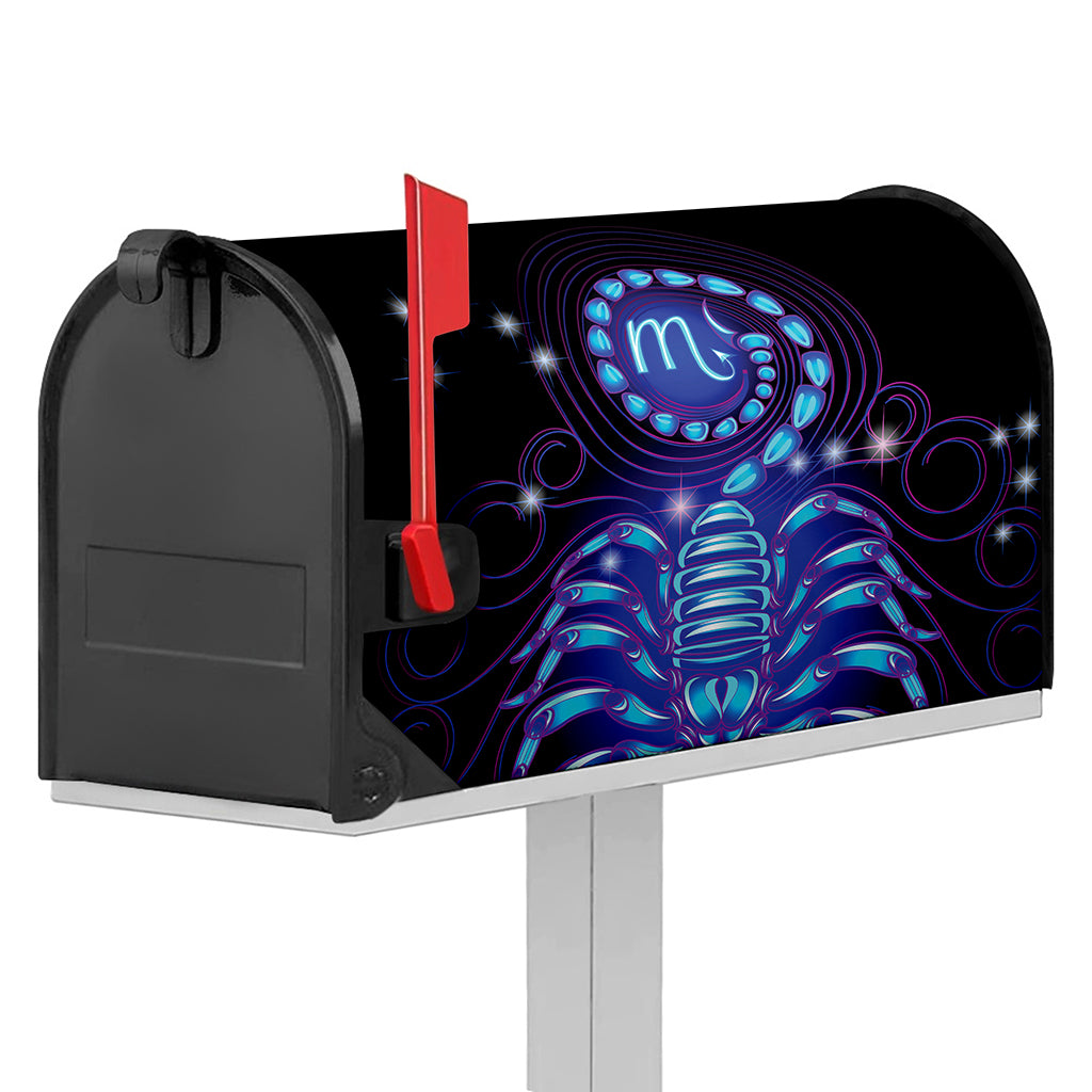 Dark Scorpio Zodiac Sign Print Mailbox Cover