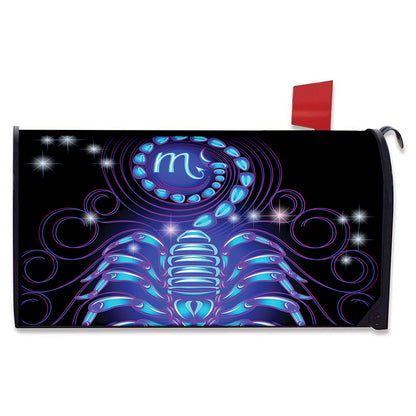 Dark Scorpio Zodiac Sign Print Mailbox Cover