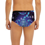 Dark Scorpio Zodiac Sign Print Men's Briefs