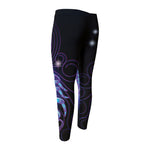 Dark Scorpio Zodiac Sign Print Men's Compression Pants