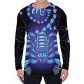 Dark Scorpio Zodiac Sign Print Men's Long Sleeve T-Shirt