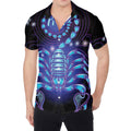 Dark Scorpio Zodiac Sign Print Men's Shirt