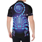 Dark Scorpio Zodiac Sign Print Men's Shirt