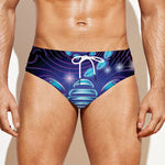 Dark Scorpio Zodiac Sign Print Men's Swim Briefs