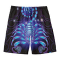 Dark Scorpio Zodiac Sign Print Men's Swim Trunks