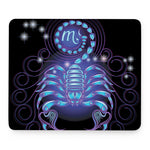 Dark Scorpio Zodiac Sign Print Mouse Pad