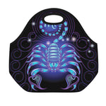 Dark Scorpio Zodiac Sign Print Neoprene Lunch Bag