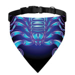 Dark Scorpio Zodiac Sign Print Over The Collar Dog Bandana