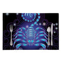 Dark Scorpio Zodiac Sign Print Placemat