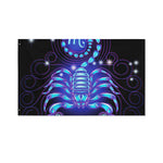 Dark Scorpio Zodiac Sign Print Polyester Flag
